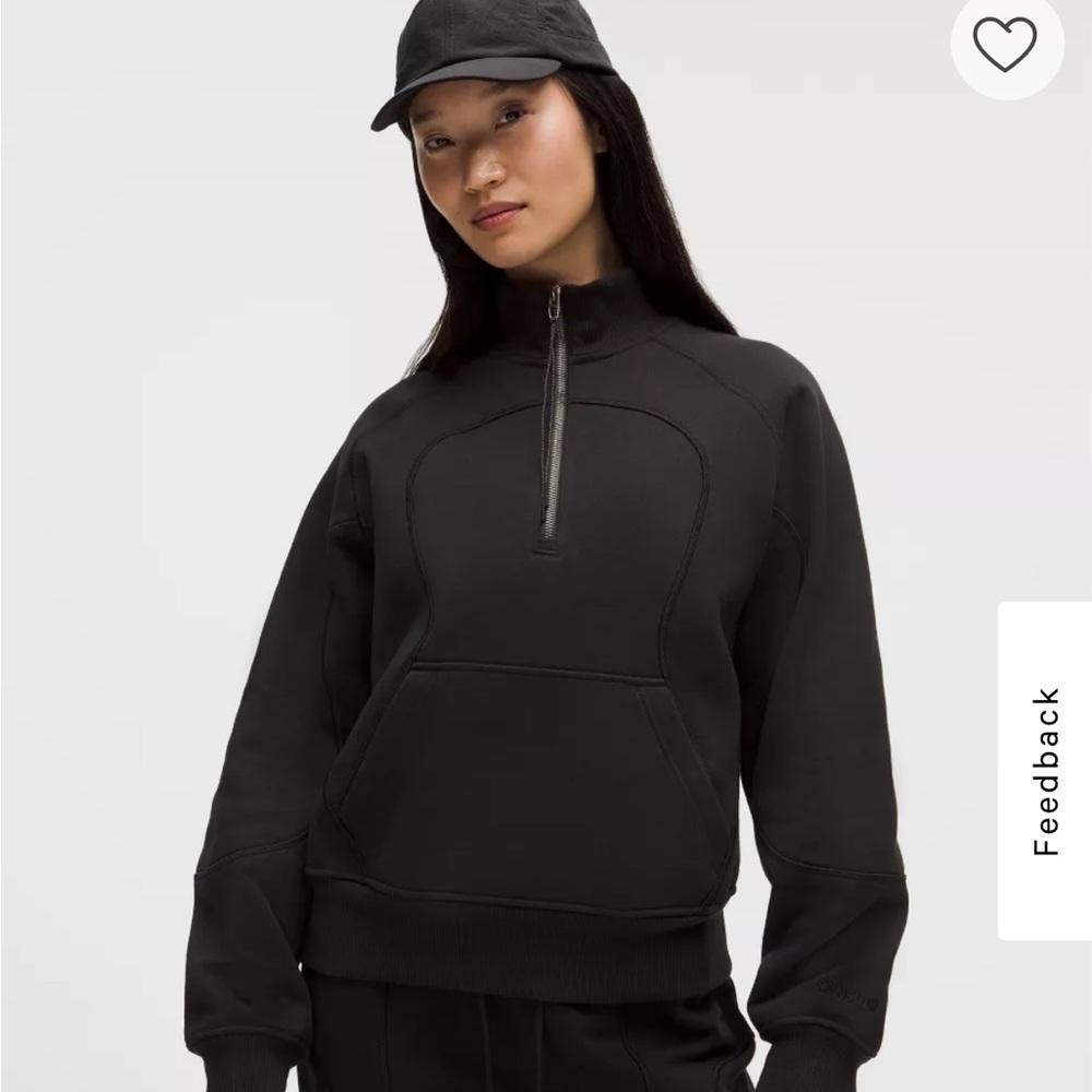 Lululemon Athletica Black Half-Zip Hoodie
